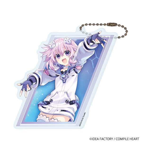 A3 Deka Acrylic Keychain "Hyperspace Neptunia: Unlimited" 01/ Neptune (Official Illustration) Bild 1