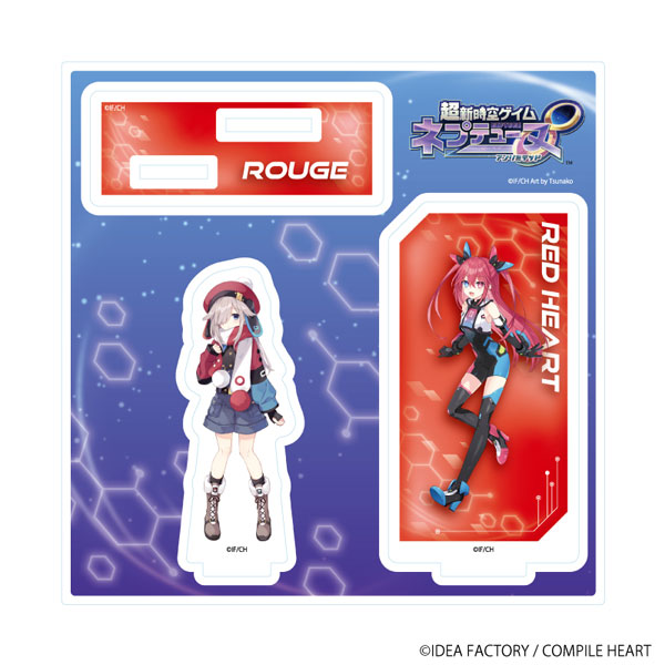A3 Acrylic Stand Plate "Hyperspace Neptunia: Unlimited" 02/ Rouge (Official Illustration)