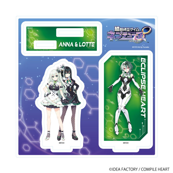A3 Acrylic Stand Plate "Hyperspace Neptunia: Unlimited" 04/ Anna & Lotte (Official Illustration) Bild 1