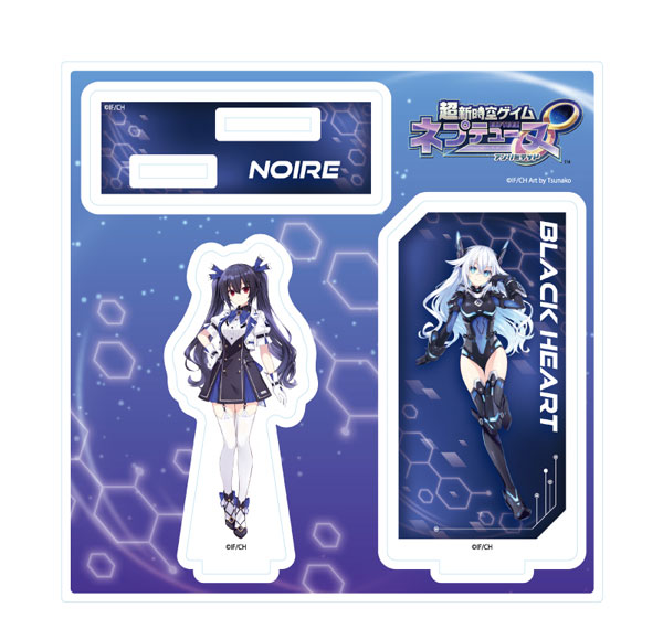 A3 Acrylic Stand Plate "Hyperspace Neptunia: Unlimited" 05/ Noire (Official Illustration) รูปภาพ 1