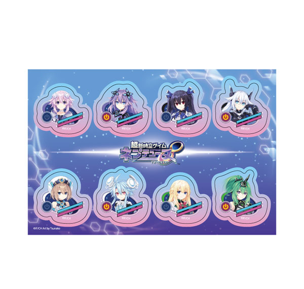 A3 PETANT Sticker (Flat) "Hyperspace Neptunia: Unlimited" 02/ UI Style Group Design (Official Illustration) รูปภาพ 1