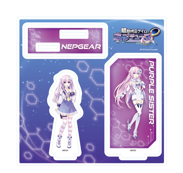 A3 Acrylic Stand Plate "Hyperspace Neptunia: Unlimited" 08/ Nepgear (Official Illustration)