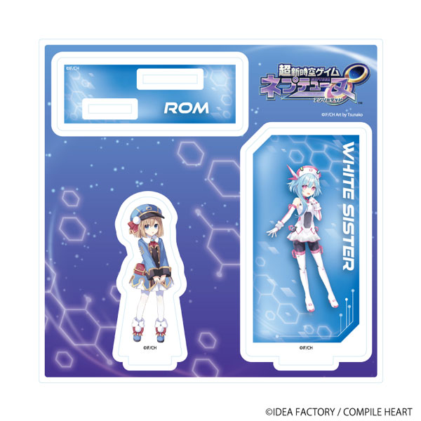 A3 Acrylic Stand Plate "Hyperspace Neptunia: Unlimited" 10/ Rom (Official Illustration) Bild 1