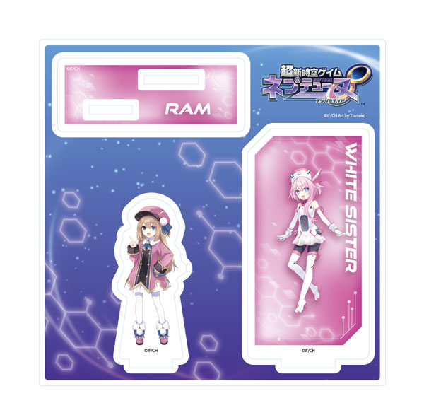 A3 Acrylic Stand Plate "Hyperspace Neptunia: Unlimited" 11/ Ram (Official Illustration) รูปภาพ 1