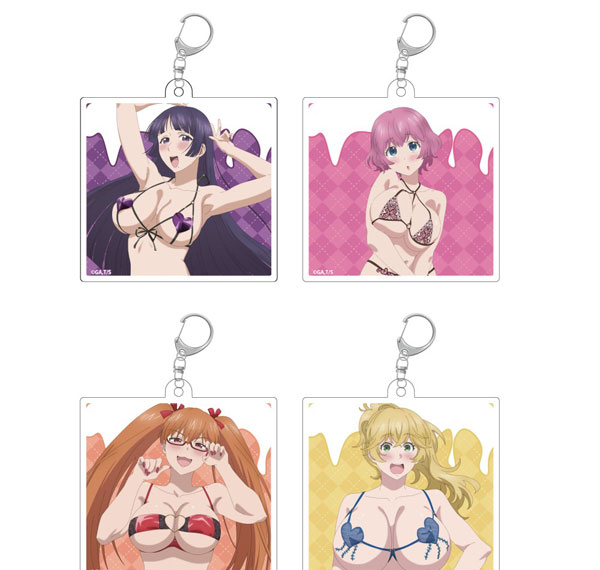 Aniplus Ookii Onnanoko wa Suki desuka? Trading Acrylic Keychain Complete Set รูปภาพ 1