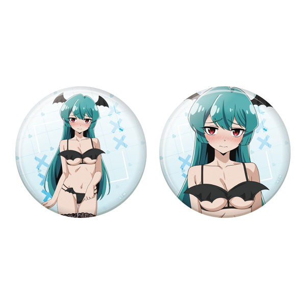 Aniplus Gushing over Magical Girls 75mm Tin Badge 2pcs. Set Sayo Minakami (Succubus ver)