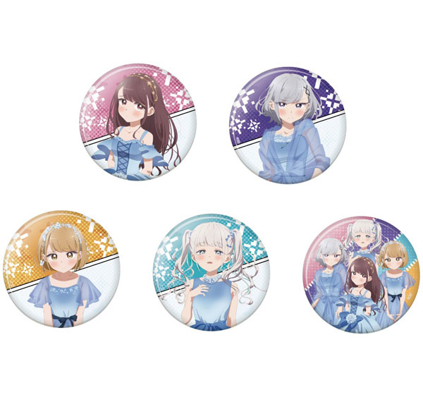 Aniplus Marika's Love Meter Malfunction Trading BIG Tin Badge Complete Set รูปภาพ 1