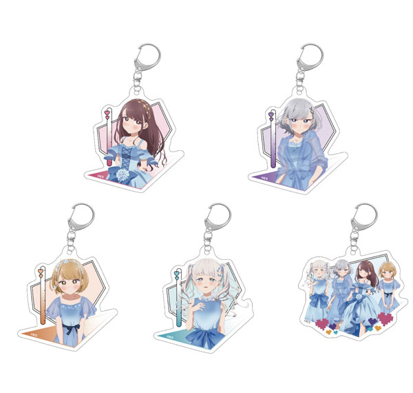 Aniplus Marika's Love Meter Malfunction Trading Acrylic Keychain Complete Set Bild 1
