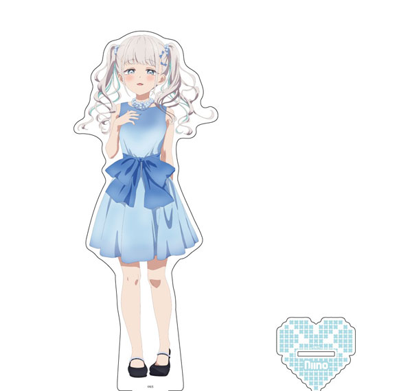 Aniplus Marika's Love Meter Malfunction BIG Acrylic Stand Niino Hidaka รูปภาพ 1