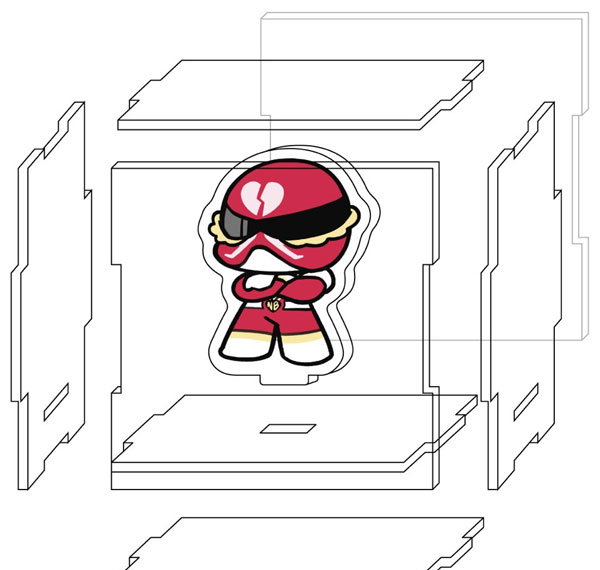 DOBUDDY DJMAX Acrylic Box NB RANGER: Couple Breaker รูปภาพ 1