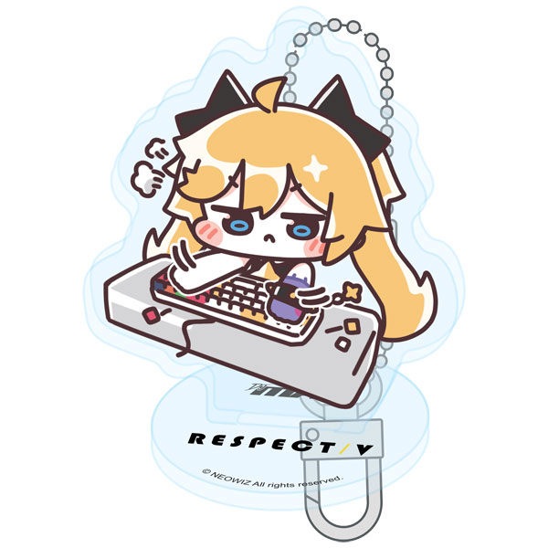DOBUDDY DJMAX SD Acrylic Stand Keychain Clear
