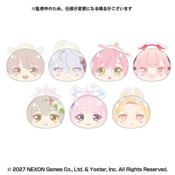Ensky Blue Archive Omanjuu Niginigi Mascot 3 7Pack BOX