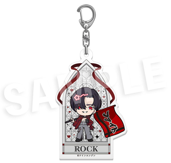 DMM.com "THE RIBBON HERO" Furefriends Acrylic Keychain Rock รูปภาพ 1