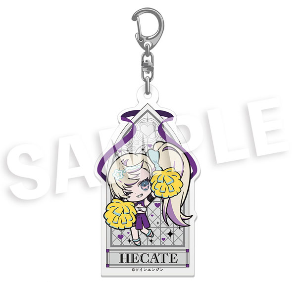 DMM.com "THE RIBBON HERO" Furefriends Acrylic Keychain Hecate Bild 1