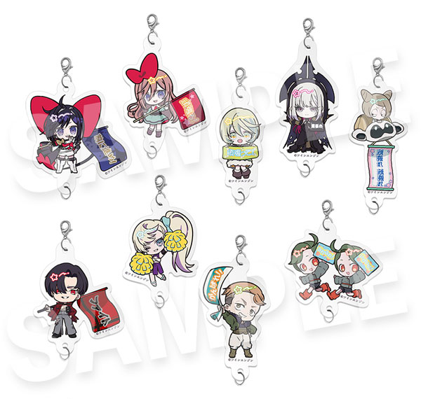 DMM.com "THE RIBBON HERO" Trading Furefriends Connecting Mini Charm 9Item Set
