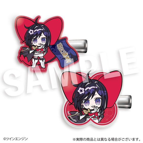 DMM.com "THE RIBBON HERO" Furefriends Hair Clip Sapphire (Ribbon Knight Ver.)