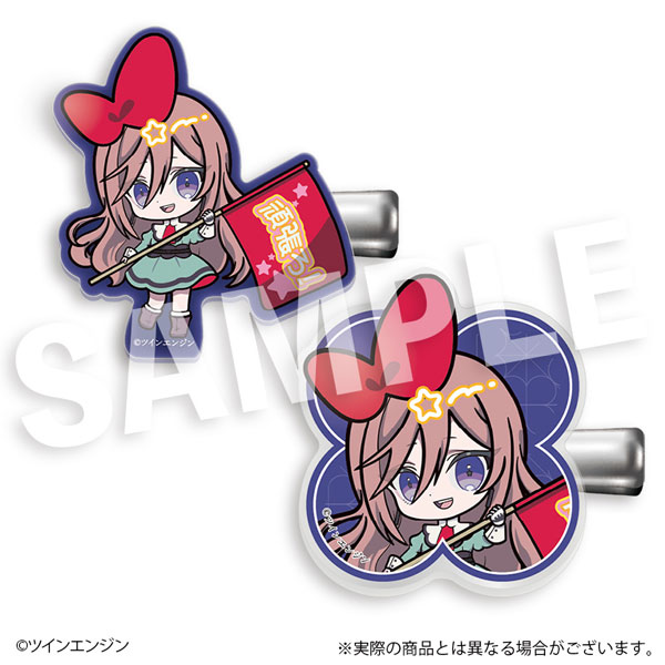 DMM.com "THE RIBBON HERO" Furefriends Hair Clip Sapphire (Casual Wear Ver.)