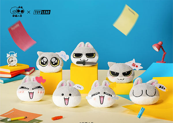 TOY LEAD Daimao Eight Mood Diary Series Plush Charm 6Pack BOX รูปภาพ 1