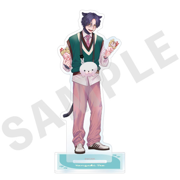 coly Kobunsha BL Work -Zoo Date Version- Acrylic Stand ("Usamimi Yankee!! -Ore no Emono ni Kamitsukitai-" Teo Kenzaiki)