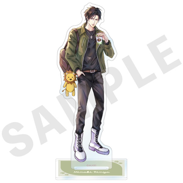 coly Kobunsha BL Work -Zoo Date Version- Acrylic Stand ("Kiminara Kiminara" Rinya Minaki)