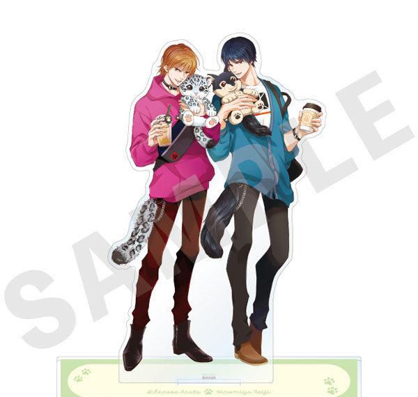 coly Kobunsha BL Work -Zoo Date Version- Pair BIG Acrylic Stand ("Ryousei Alpha -Namaiki Chimera wa Sakaraenai.-") รูปภาพ 1