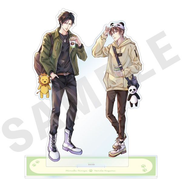 coly Kobunsha BL Work -Zoo Date Version- Pair BIG Acrylic Stand ("Kiminara Kiminara")