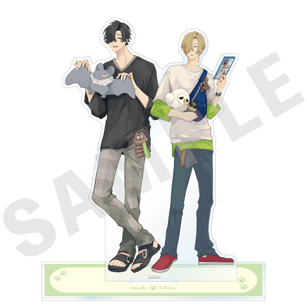 coly Kobunsha BL Work -Zoo Date Version- Pair BIG Acrylic Stand ("Shinanai Koi no Aishikata")