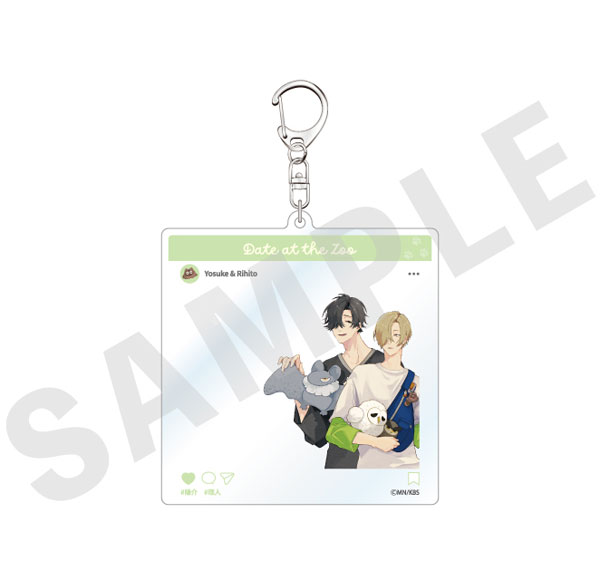 coly Kobunsha BL Work -Zoo Date Version- Acrylic Keychain ("Shinanai Koi no Aishikata") รูปภาพ 1