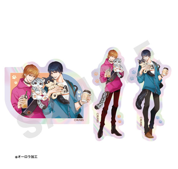 coly Kobunsha BL Work -Zoo Date Version- Sticker Set ("Ryousei Alpha -Namaiki Chimera wa Sakaraenai.-") Bild 1