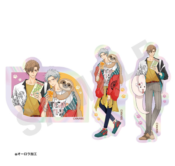 coly Kobunsha BL Work -Zoo Date Version- Sticker Set ("Chinpira-kun no Mesuiki Choukyou") Bild 1