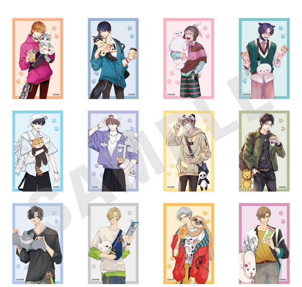 coly Kobunsha BL Work -Zoo Date Version- Trading Card 12 Item Set รูปภาพ 1