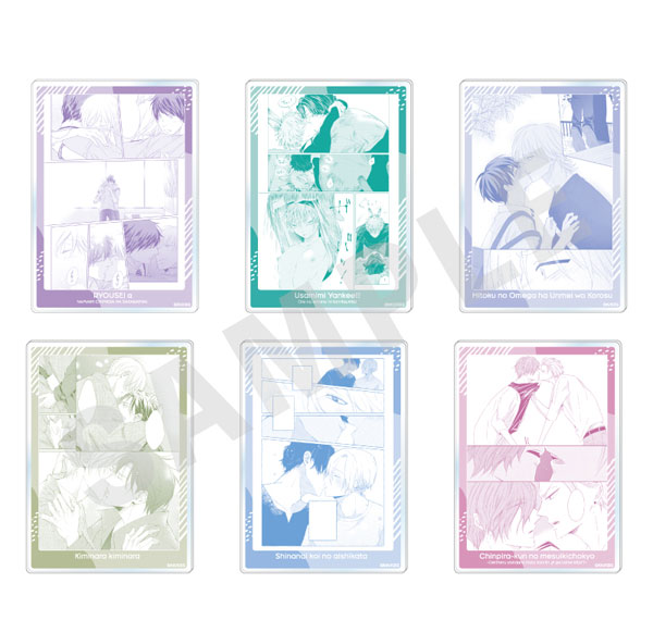 coly Kobunsha BL Work -Zoo Date Version- Trading Acrylic Card 6Item Set รูปภาพ 1