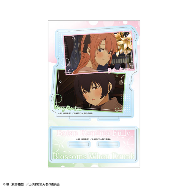 ATFES TV Anime "Botan Kamiina Fully Blossoms When Drunk" Acrylic Chara Stand Botan Kamiina & Zhang Jinglan