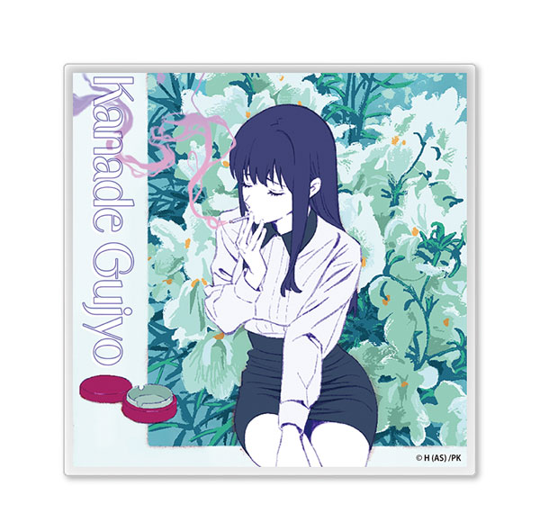 ATFES TV Anime "Botan Kamiina Fully Blossoms When Drunk" Acrylic Coaster Kanade Gujou รูปภาพ 1