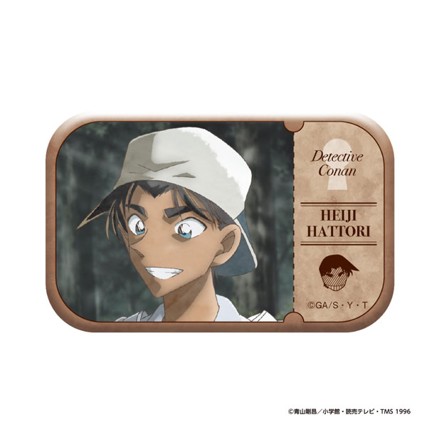 Eyeup Detective Conan Memorial Cut Tin Badge vol.2 (Heiji Hattori) image 1