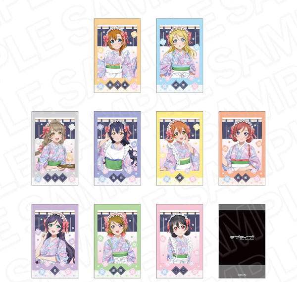 Contents Seed Love Live! Instant Photo Style Card Japanese Cafe ver. 9 Item Set รูปภาพ 1