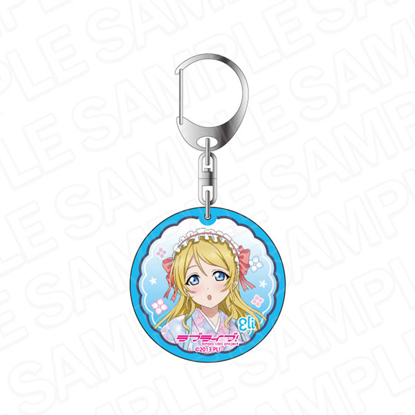 Contents Seed Love Live! Glitter Acrylic Keychain Eli Ayase Japanese Cafe ver.