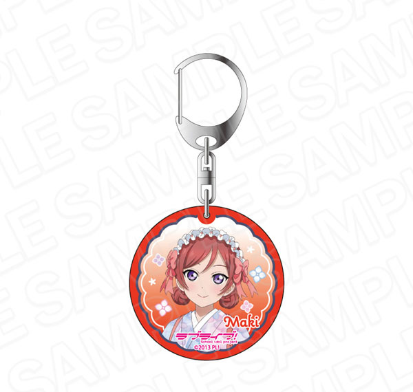 Contents Seed Love Live! Glitter Acrylic Keychain Maki Nishikino Japanese Cafe ver.
