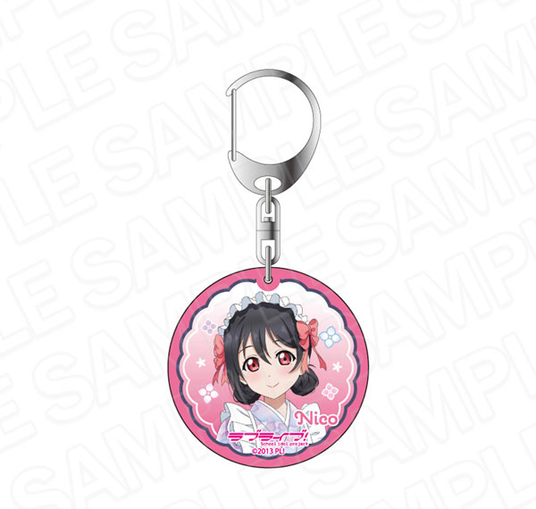 Contents Seed Love Live! Glitter Acrylic Keychain Nico Yazawa Japanese Cafe ver.