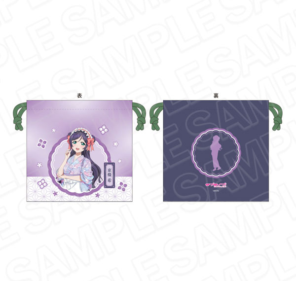 Contents Seed Love Live! Satin Drawstring Bag Nozomi Tojo Japanese Cafe ver.