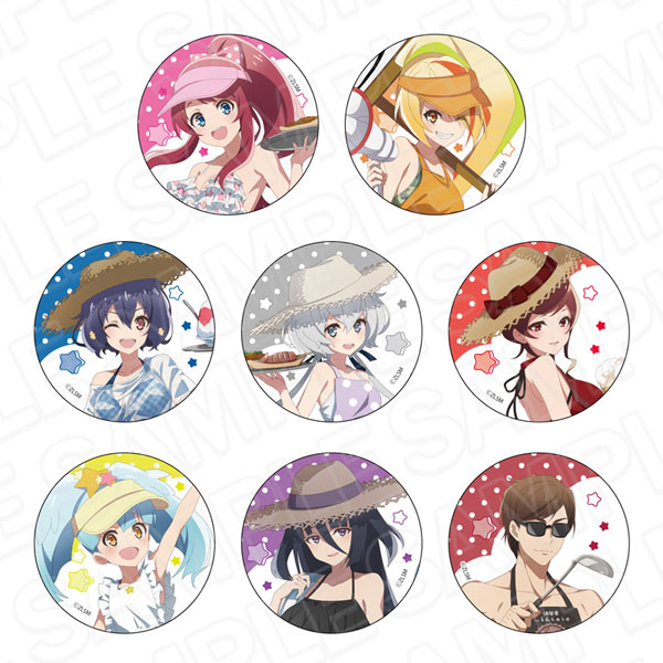 Contents Seed Movie "Zombie Land Saga Yumeginga Paradise" Hologram Tin Badge (Random) Summer Beach Hut ver. 8 Item Set Bild 1