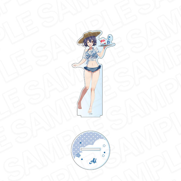 Contents Seed Movie "Zombie Land Saga Yumeginga Paradise" Deka Acrylic Stand Ai Mizuno Summer Beach Hut ver. imagen 1