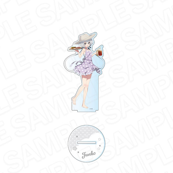 Contents Seed Movie "Zombie Land Saga Yumeginga Paradise" Deka Acrylic Stand Junko Konno Summer Beach Hut ver.