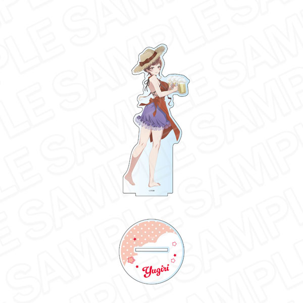 Contents Seed Movie "Zombie Land Saga Yumeginga Paradise" Deka Acrylic Stand Yuugiri Summer Beach Hut ver.
