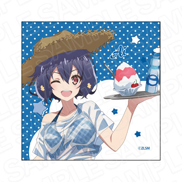 Contents Seed Movie "Zombie Land Saga Yumeginga Paradise" Microfiber Cloth Ai Mizuno Summer Beach Hut ver.