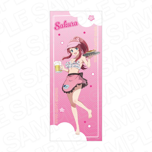 Contents Seed Movie "Zombie Land Saga Yumeginga Paradise" Face Towel Sakura Minamoto Summer Beach Hut ver.