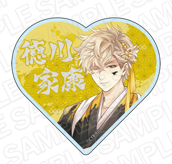 Contents Seed Ikemen Sengoku: Toki wo Kakeru Koi -Eien- Heart-shaped Acrylic Block Ieyasu Tokugawa 11th Anniversary ver. รูปภาพ 1