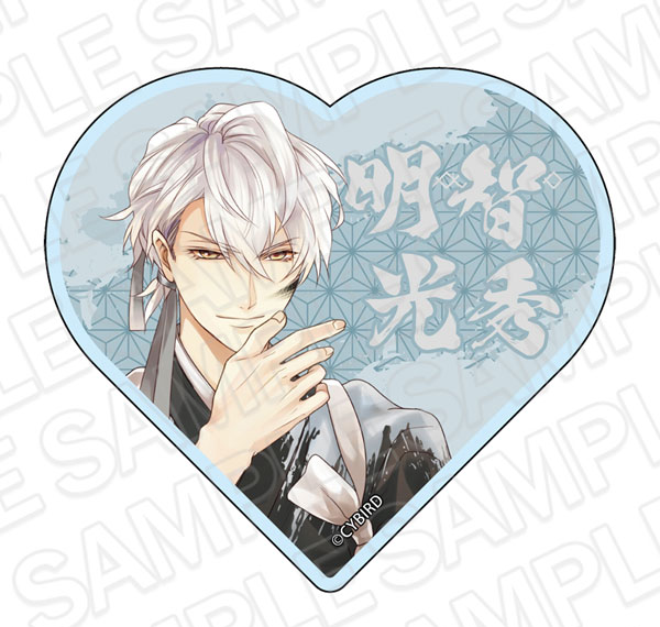 Contents Seed Ikemen Sengoku: Toki wo Kakeru Koi -Eien- Heart-shaped Acrylic Block Mitsuhide Akechi 11th Anniversary ver. Bild 1