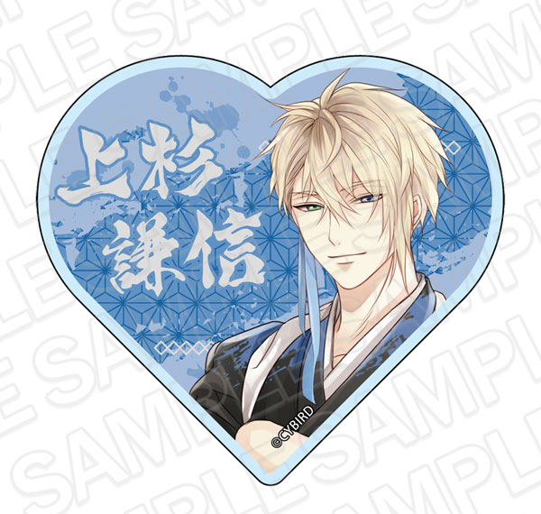 Contents Seed Ikemen Sengoku: Toki wo Kakeru Koi -Eien- Heart-shaped Acrylic Block Kenshin Uesugi 11th Anniversary ver. รูปภาพ 1