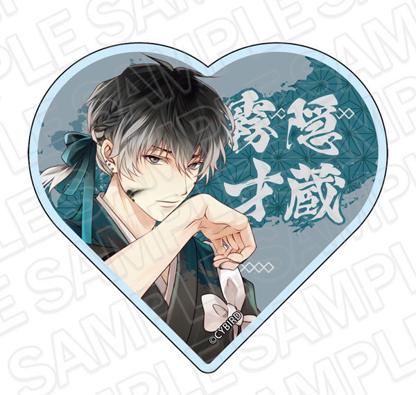 Contents Seed Ikemen Sengoku: Toki wo Kakeru Koi -Eien- Heart-shaped Acrylic Block Saizou Kirigakure 11th Anniversary ver. รูปภาพ 1